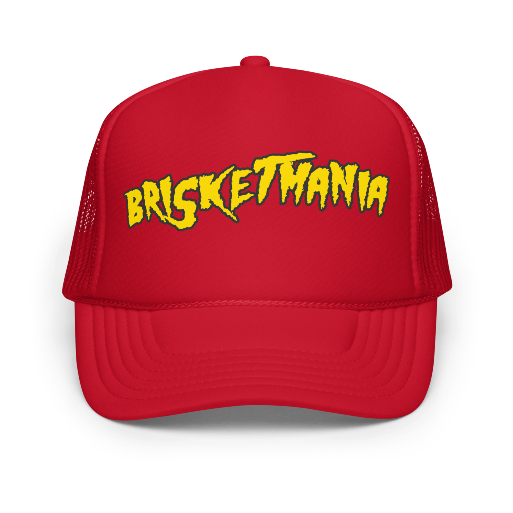 Red Brisketmania Foam Trucker Hat